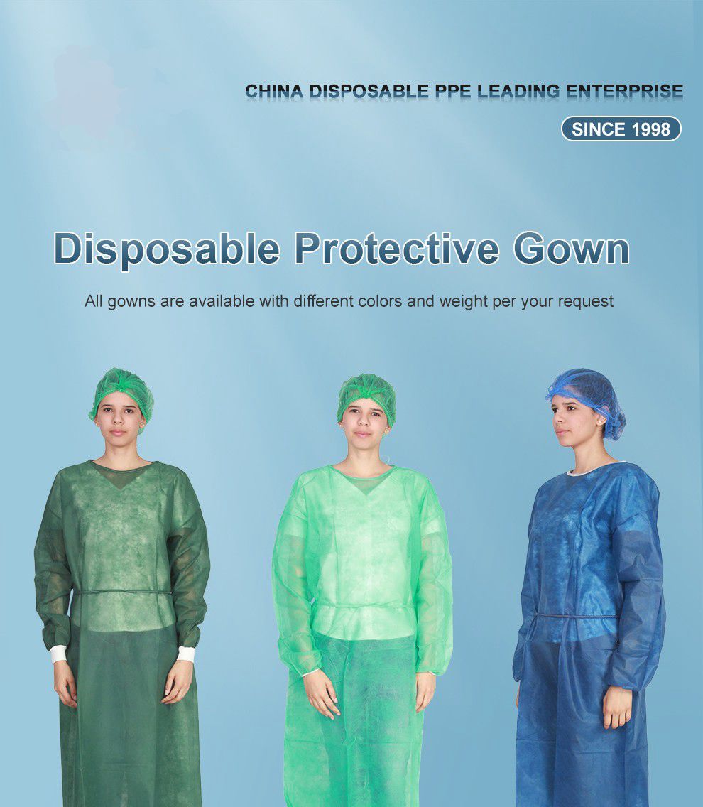 non-woven PP Isolation Gown_01