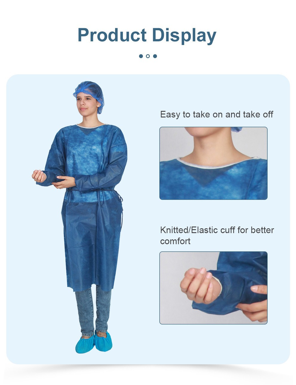 non-woven PP Isolation Gown_02