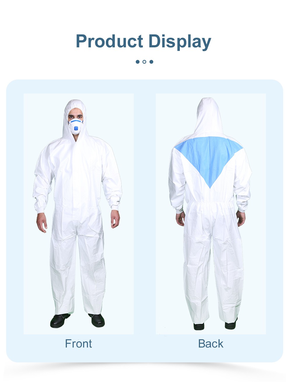 White Painters Coveralls Disposable Suit for Paint Applications-2