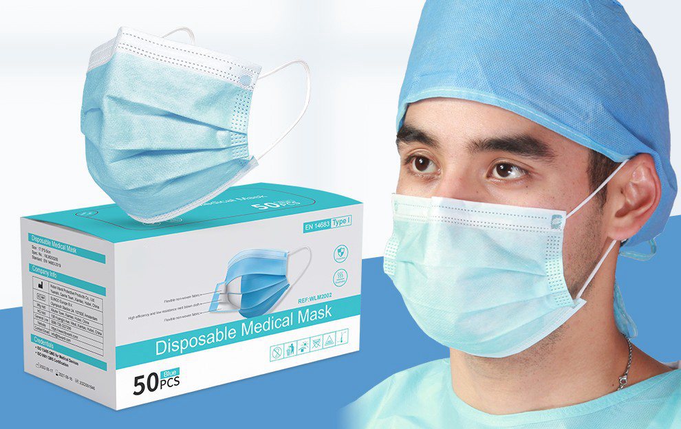 Disposable Surgical Mask with Earloop_01