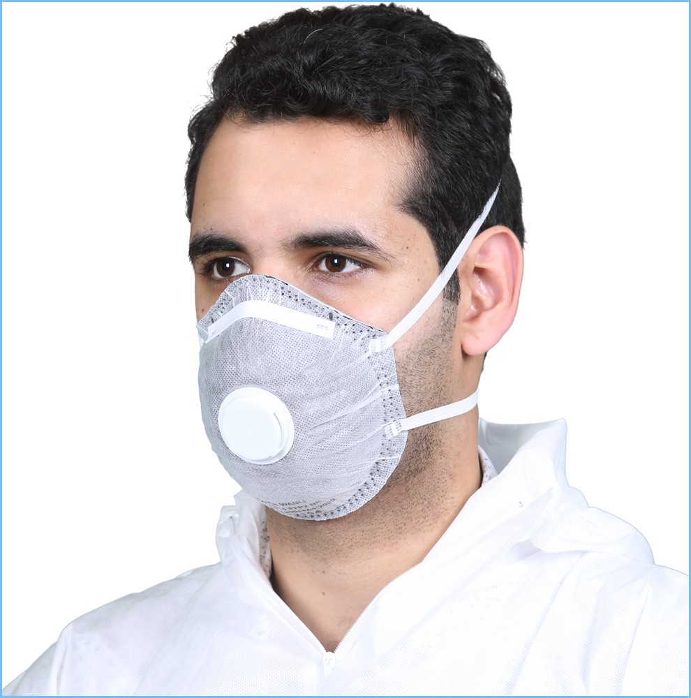 FFP2 Valved Disposable Activated Carbon Respirator