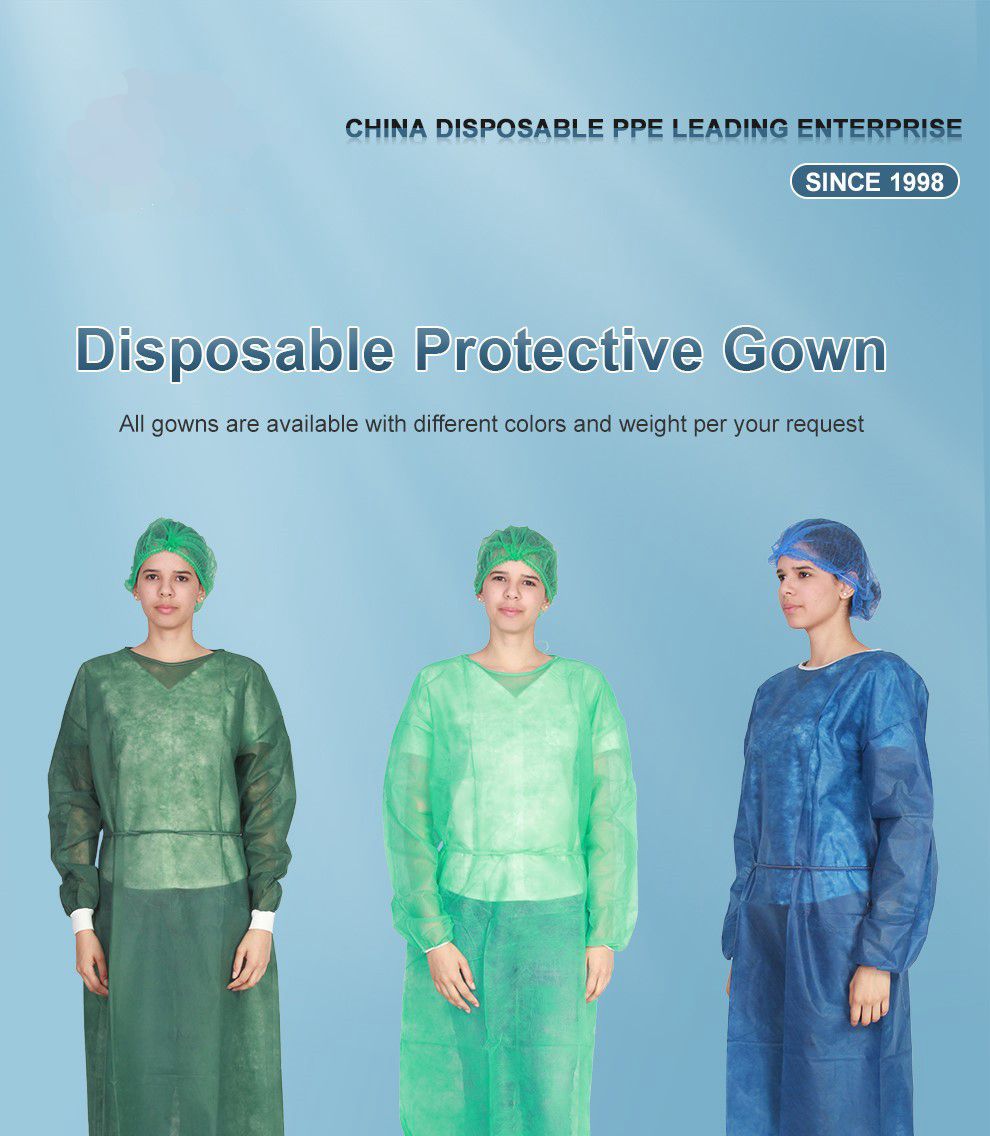 Disposable Isolation Gowns Blue For Sale01