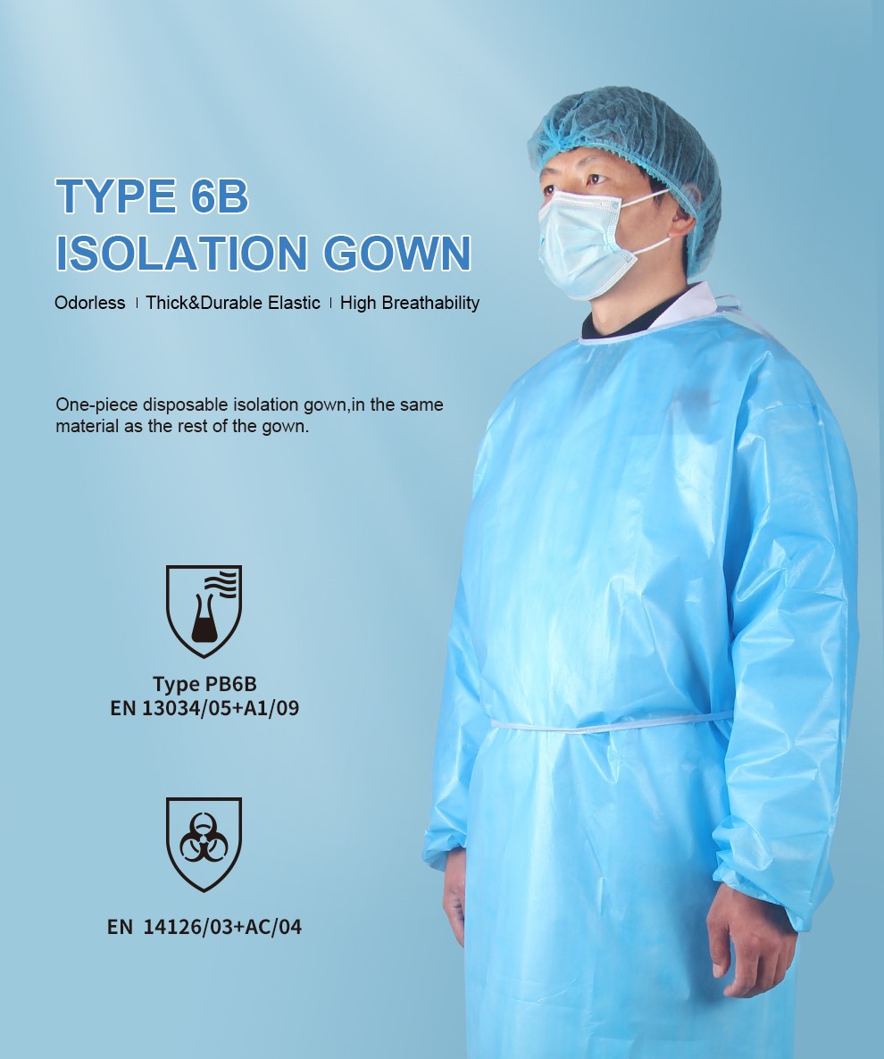 Type 6B Chemical Isolation Gown01