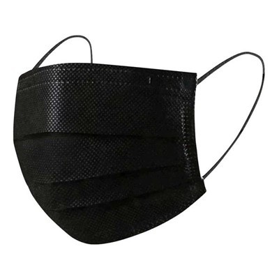 Black Disposable Face Mask