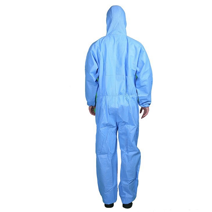 Blue Disposable Coverall