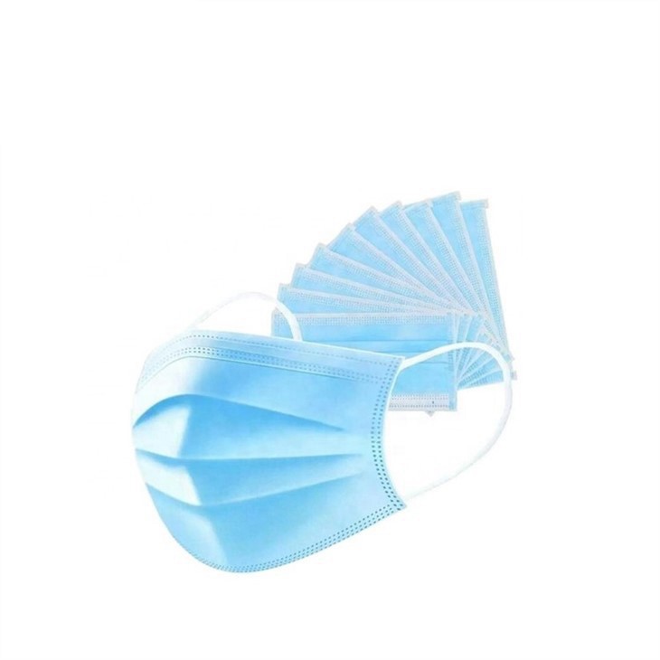 Blue Disposable Surgical Face Masks - 3 Ply