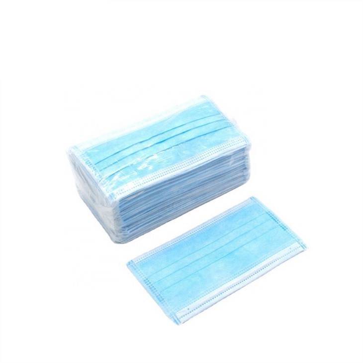 Blue Disposable Surgical Face Masks - 3 Ply