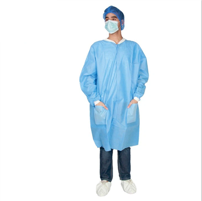 Blue Disposable Lab Coats