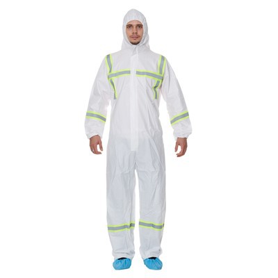 Coveralls With Reflective Strips