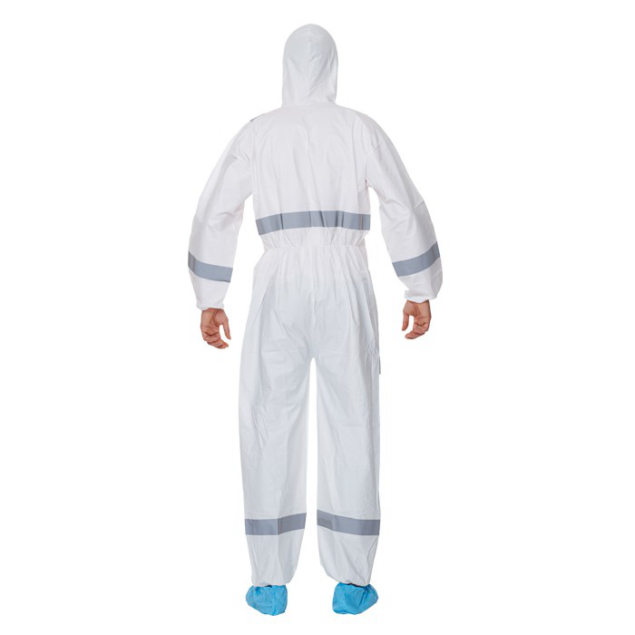 Disposable Coverall Reflective Hooded