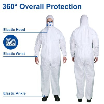 Disposable Coverall White