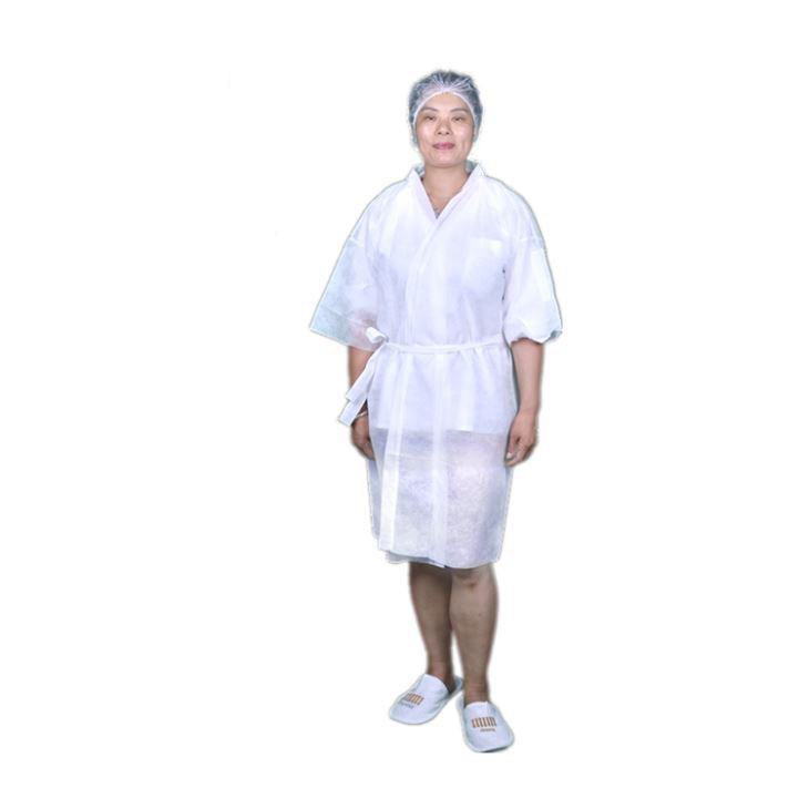 disposable kimono white 