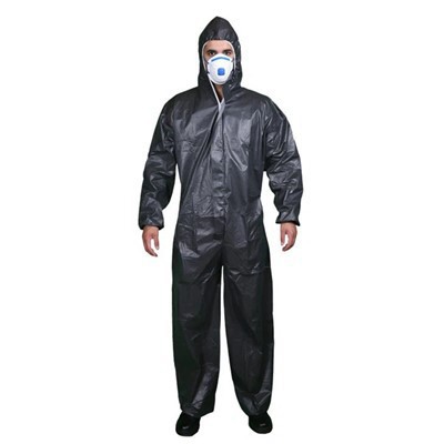 Black Disposable Coveralls