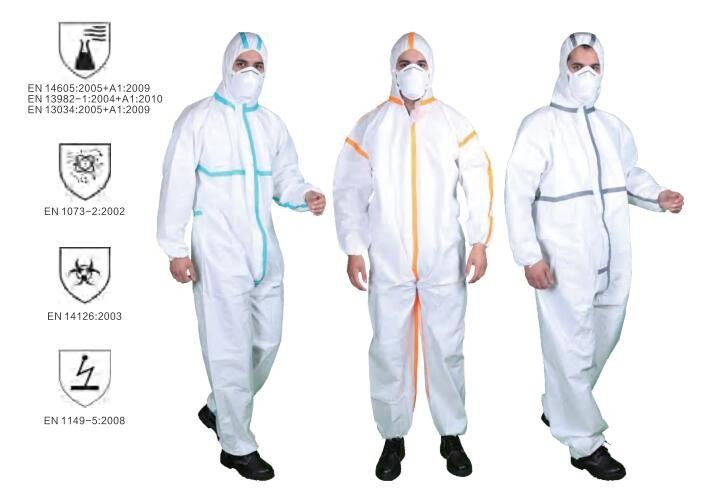 Protective Coveralls With Hood