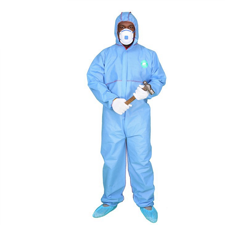 Blue Disposable Overalls