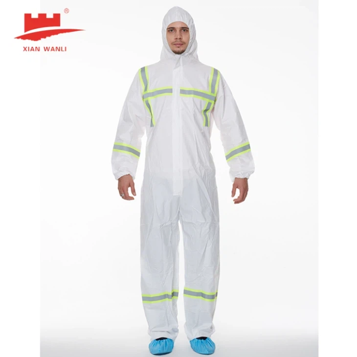 Type 5B/6B Hi-Vis Microporous Coverall