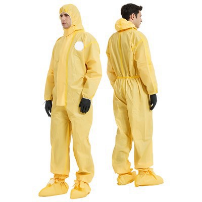 Yellow Tyvek Suit